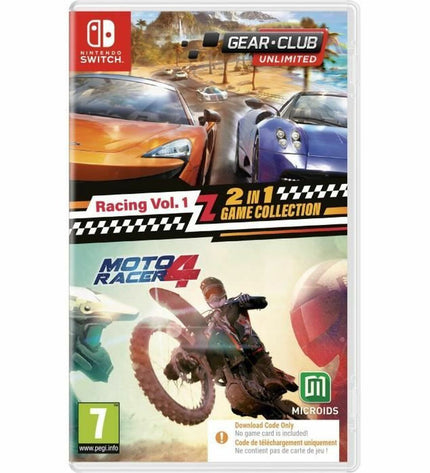 Microids Gear Club Switch video game cartridge for electronic Plug & Play gaming consoles, features racing gameplay and vibrant artwork.