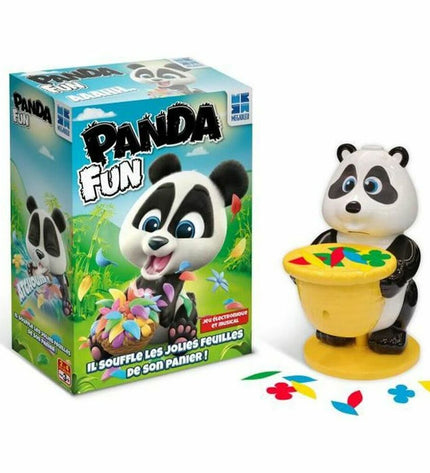 Megableu PANDA'FUN board game with colorful panda-themed pieces and game components for children and family fun.