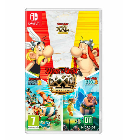 Nintendo Switch game cartridge for Microids Asterix & Obelix XXL Collection, a plug & play electronic console game.