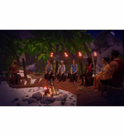 Microids Koh Lanta: Adventurers Switch video game cartridge for plug-and-play electronic game console, featuring colorful island adventure scene