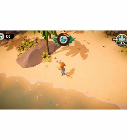 Microids Koh Lanta: Adventurers Nintendo Switch video game cartridge for plug-and-play console, featuring colorful island adventure artwork