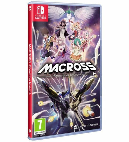 Just For Games Switch plug-and-play video game console with colorful game cartridge and sleek electronic design.