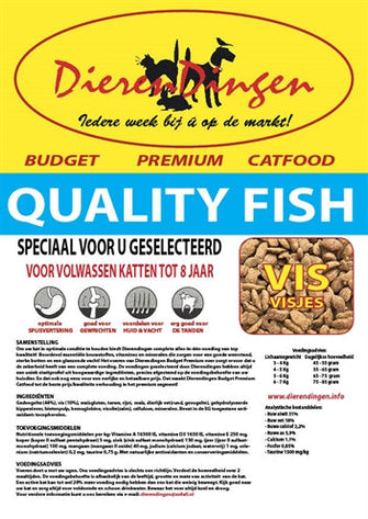 Budget premium cat food, quality fish, 15 kg