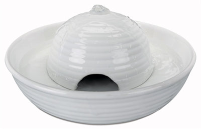 TRIXIE VITAL FLOW MINI CERAMIC WATER FOUNTAIN WHITE 800 ML
