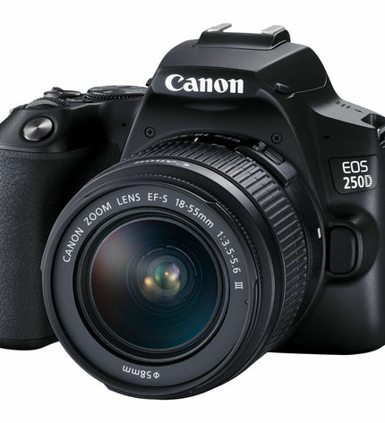 Canon Reflex camera model 3454C003 with lens attached, electronic photography equipment, professional digital camera for photography and video.