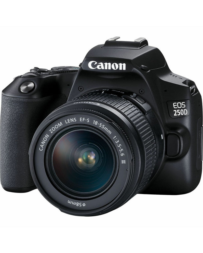 Canon Reflex camera model 3454C003 with lens attached, electronic photography equipment, professional digital camera for photography and video.
