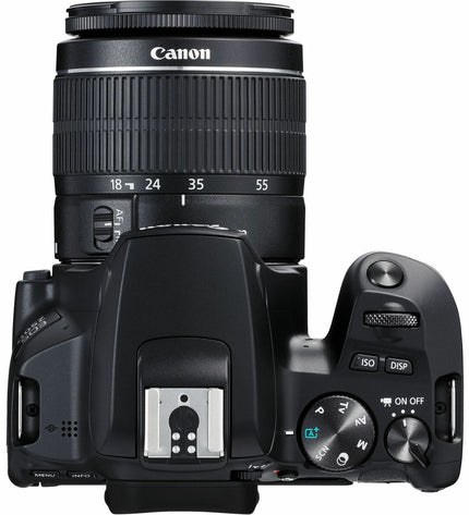 Canon Reflex Fotocamera model 3454C003, digital camera with lens and controls, suitable for photography and videography.