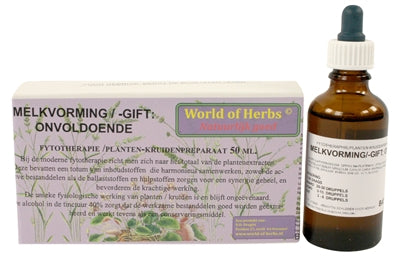WORLD OF HERBS PHYTOTHERAPY INSUFFICIENT MILK PRODUCTION/SUPPLY 50 ML