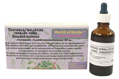 WORLD OF HERBS Phytotherapy Testicle/Testes Descent for Dog 50 ml