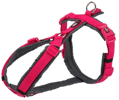 TRIXIE DOG HARNESS PREMIUM TREKKING FUCHSIA / GRAY 62-74 x 2.5 cm