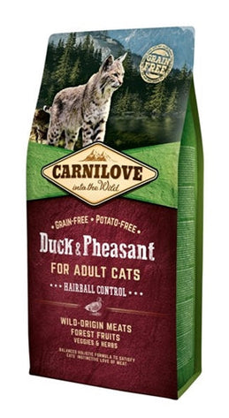 CARNILOVE Duck/Pheasant Hairball 6 kg