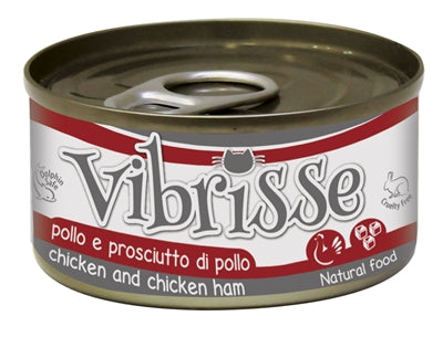 VIBRISSE Cat Chicken / Ham 24 x 70 g