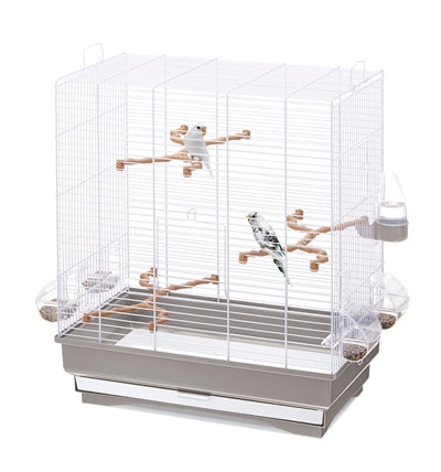 IMAC BIRD CAGE CARLOTTA TAUPE / WHITE 50x30x56 cm