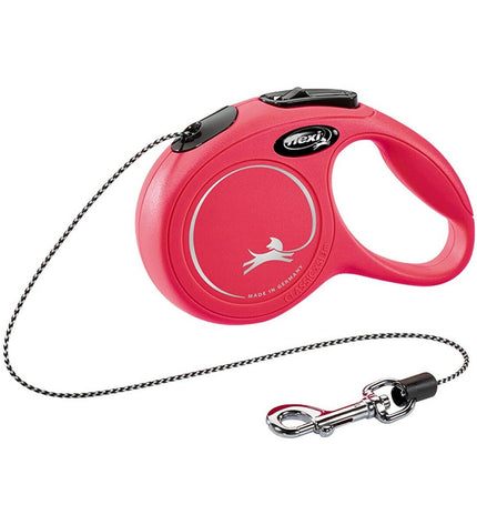 Red Zalman Classic Cat Collar XS with 3-meter leash, featuring adjustable strap and secure buckle for small cats.