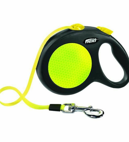 Flexi Classic L dog leash with black and red nylon cord, retractable design, suitable for medium to large dogs.