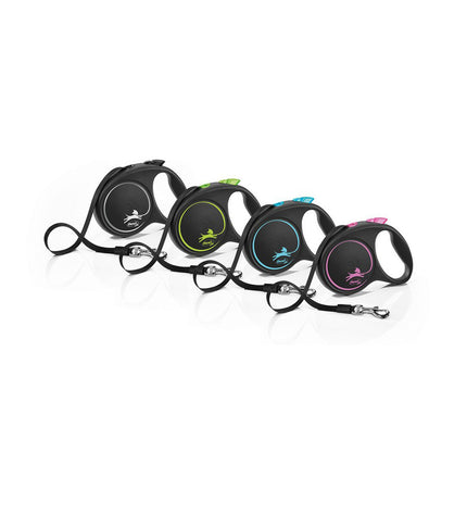 Flexi Design Groen dog leash for large dogs, featuring a durable nylon strap and adjustable handle, ideal for outdoor walks.