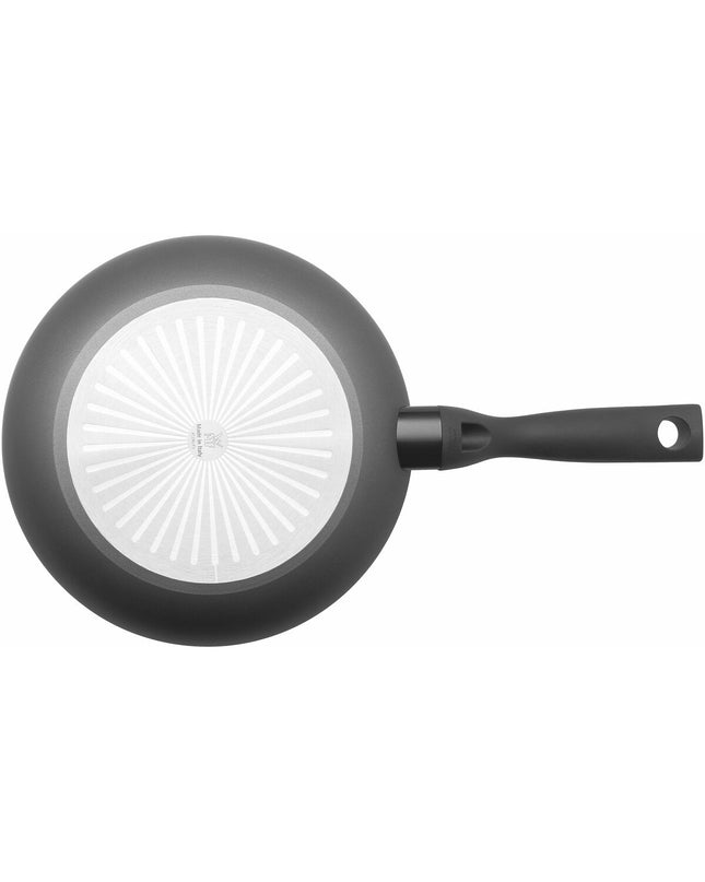WMF PERMADUR INSPIR black cooking pan for home and kitchen use, showcasing a sturdy black non-stick cookware piece.