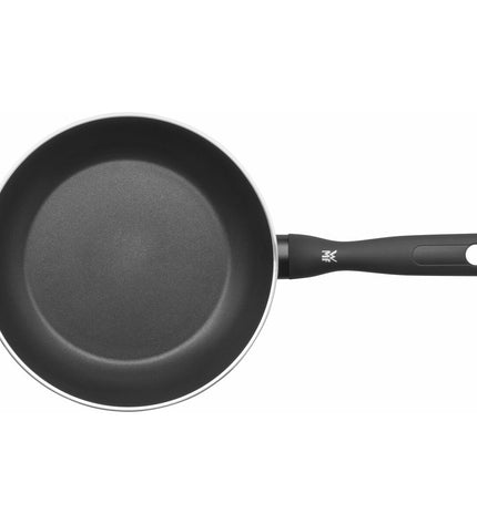 WMF PERMADUR INSPIR black cooking pan for household kitchen use, shown with a non-stick surface and sturdy handle.