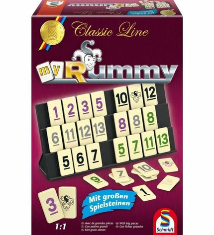 BigBuy Fun Myrummy board game with colorful tiles for family fun and strategic gameplay, ideal for game nights.