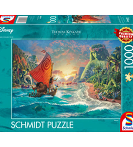 Devir 1000-piece puzzle featuring colorful, intricate design for challenging gameplay and mental exercise.