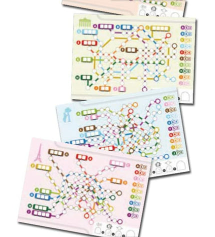 Schmidt Spiele Metro X board game for kids, featuring colorful game pieces and a vibrant game board for family fun.