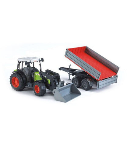 Bruder Claas Nectis 267F toy tractor in 1:16 scale, detailed plastic farm vehicle for children, realistic design and bright colors.