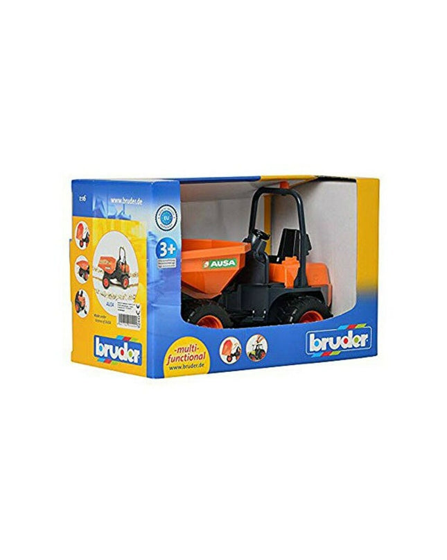 Bruder openbare werken minidumper truck toy, 27x13x18 cm, detailed model vehicle for children’s play and construction fun.