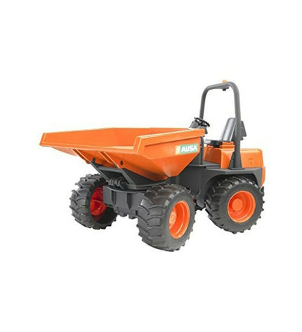 Bruder openbare werken minidumper truck toy, featuring detailed construction vehicle with realistic design, measuring 27x13x18 cm.