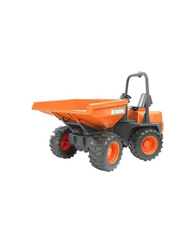 Bruder openbare werken minidumper truck toy, featuring detailed construction vehicle with realistic design, measuring 27x13x18 cm.