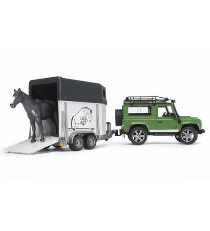 Green Bruder vehicle playset, toy vehicle with detailed design, measuring 28 x 13.8 x 15.3 cm, suitable for children.