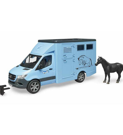 Mercedes Benz Sprinter toy truck, detailed model in gray with black wheels, measuring 43 x 17 x 22 cm, for play and collection.