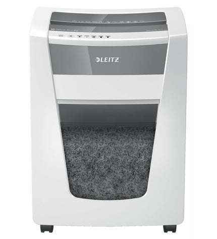Leitz Office Pro P4 paper shredder, Leitz IQ 30 L, office electronics and stationery for secure document disposal.