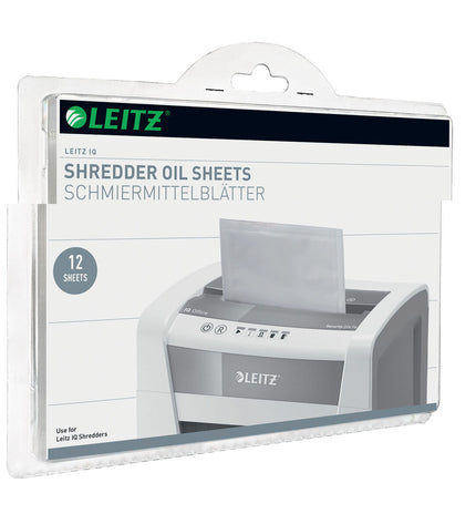 Leitz paper shredder for office use, compact electronic paper shredder with safety features and modern design.