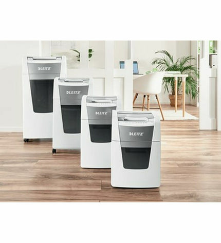 Leitz IQ 100 Autofeed paper shredder for office use, compact electronic office supplies with automatic feeding function