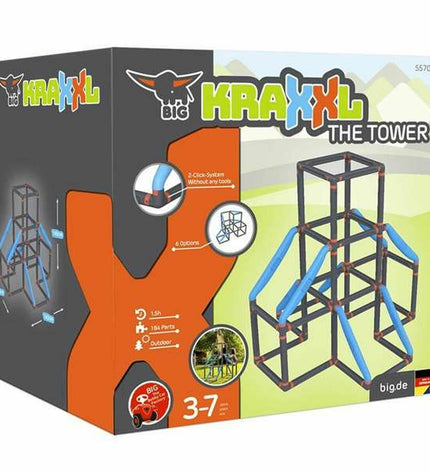 Smoby BIG Kraxxl The Tower activity center with slides and climbing features for outdoor play and active fun.