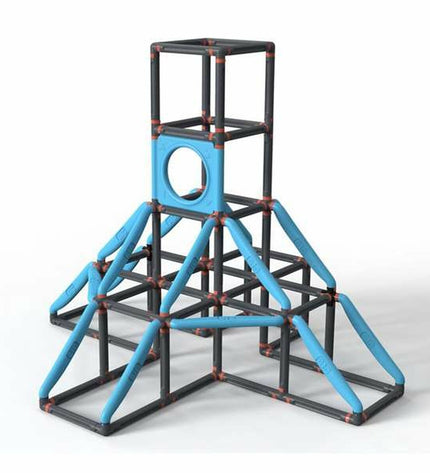 Smoby BIG Kraxxl giant activity center for outdoor play, featuring climbing structures and slides for kids' sports and outdoor fun.