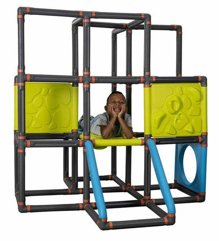Smoby BIG Kraxxl The Frame activity center for outdoor play, featuring colorful sport and game elements for kids.