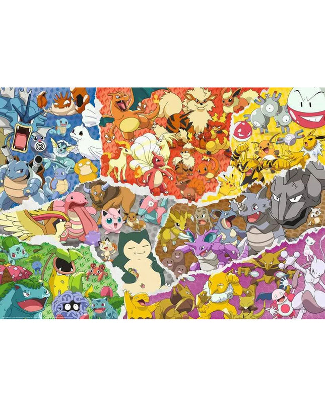 Ravensburger 1000-piece puzzle featuring colorful artwork, perfect for puzzle enthusiasts and brain-teasing games.