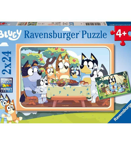 Ravensburger puzzle featuring colorful, detailed images, perfect for brain teasers and puzzle enthusiasts.