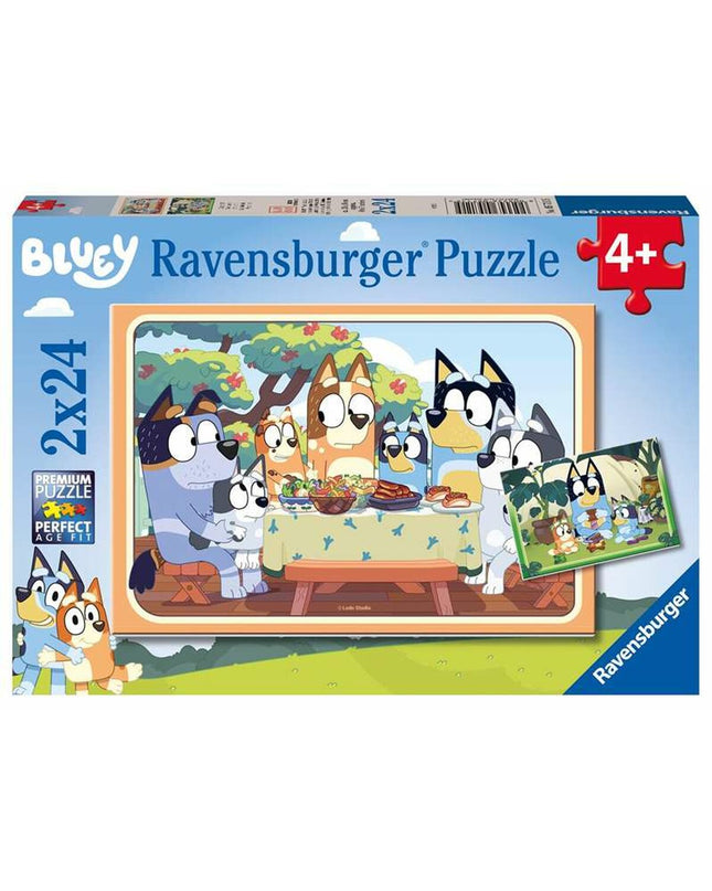 Ravensburger puzzle featuring colorful, detailed images, perfect for brain teasers and puzzle enthusiasts.