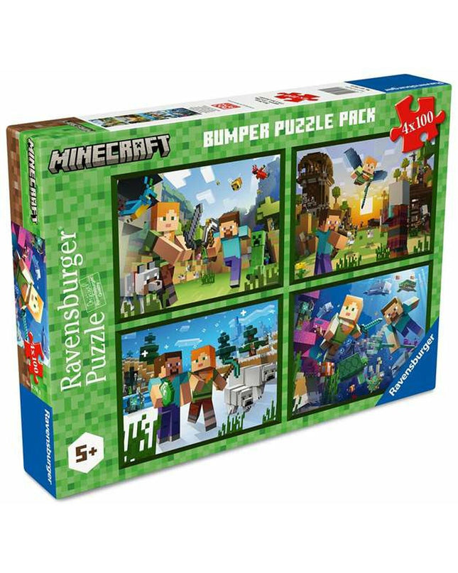 Ravensburger puzzle featuring a colorful, detailed image of a scenic landscape with children playing outdoors, perfect for puzzle enthusiasts.