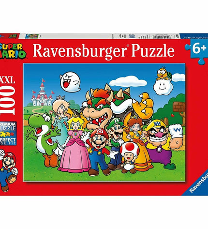 Ravensburger 100-piece puzzle featuring colorful artwork, designed for children and puzzle enthusiasts to enjoy brain-teasing fun.