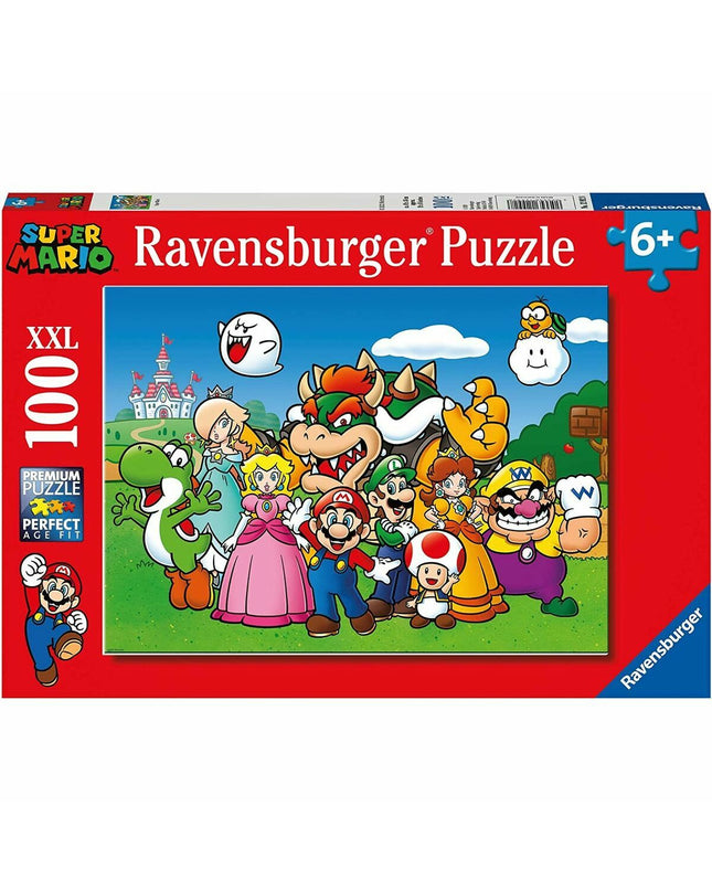 Ravensburger 100-piece puzzle featuring colorful artwork, designed for children and puzzle enthusiasts to enjoy brain-teasing fun.