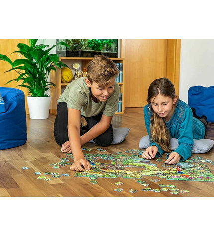 Ravensburger 100-piece puzzle from the puzzle and brainteasers category, featuring colorful artwork and intricate design.