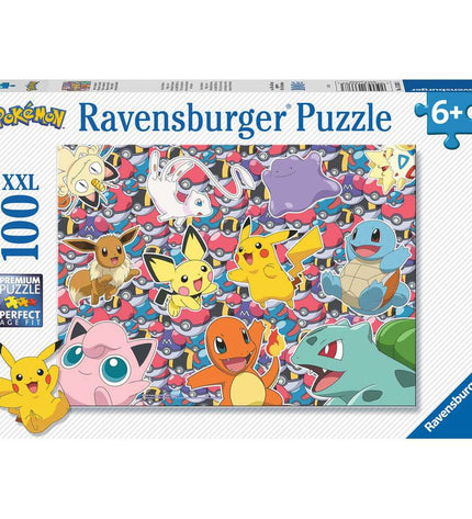 Ravensburger puzzle with 100 pieces, colorful image, suitable for children and adults, part of toys, games, and brain teaser collection.