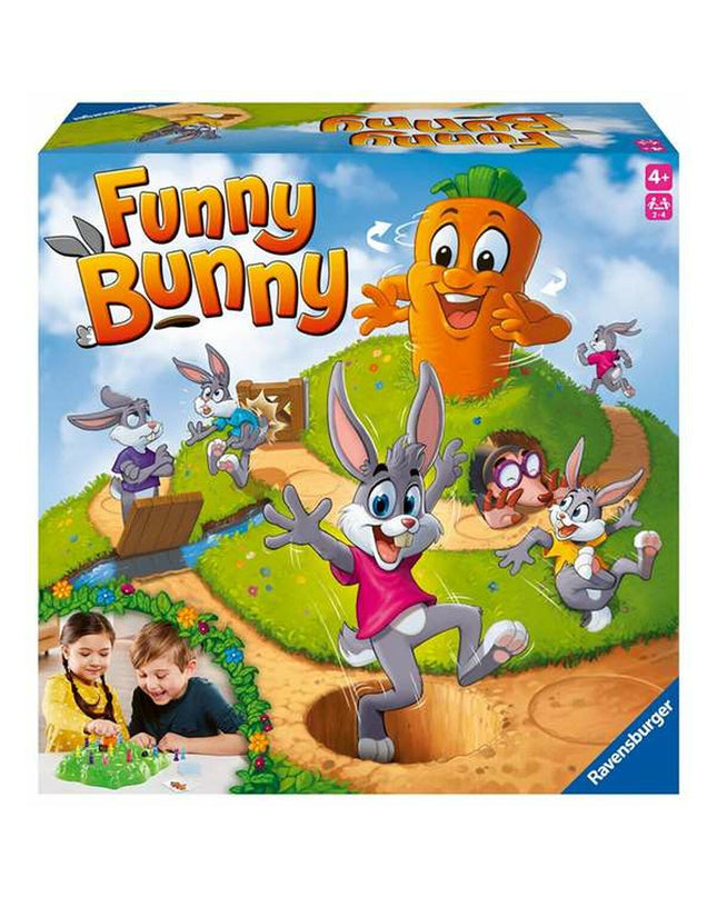 Ravensburger board game with colorful game pieces and a game board, suitable for family fun and strategic play.