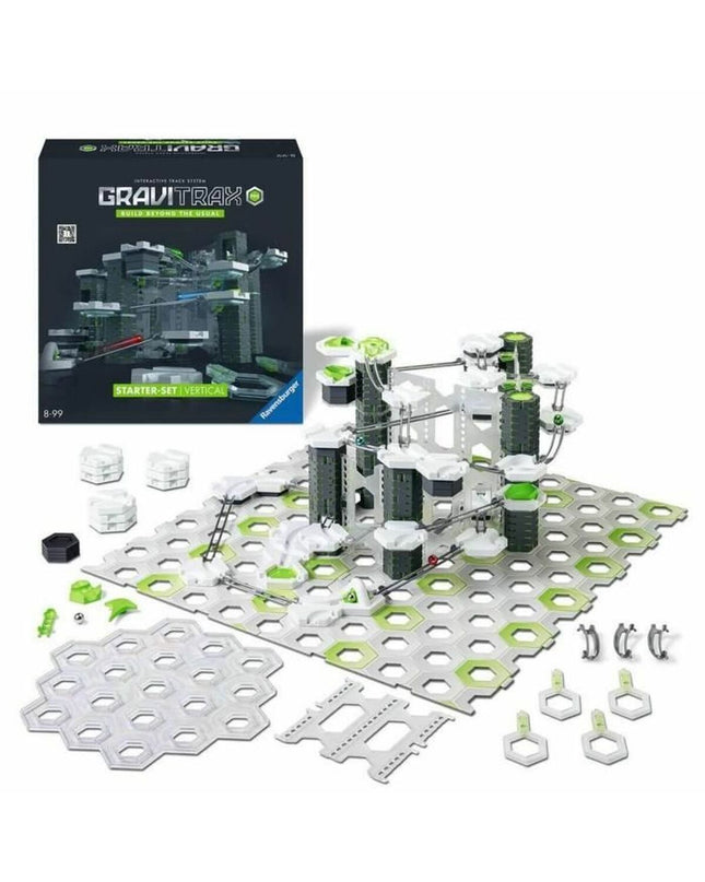 Ravensburger board game 9071292 with colorful game pieces and card components, perfect for family entertainment.
