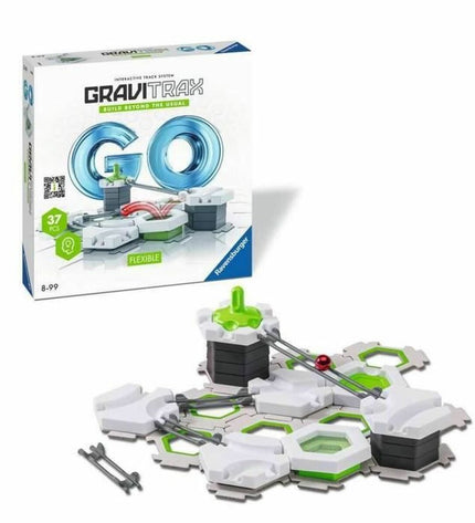 Ravensburger Gravitrax GO Flexible educational marble run toy with colorful tracks and building components for creative play.