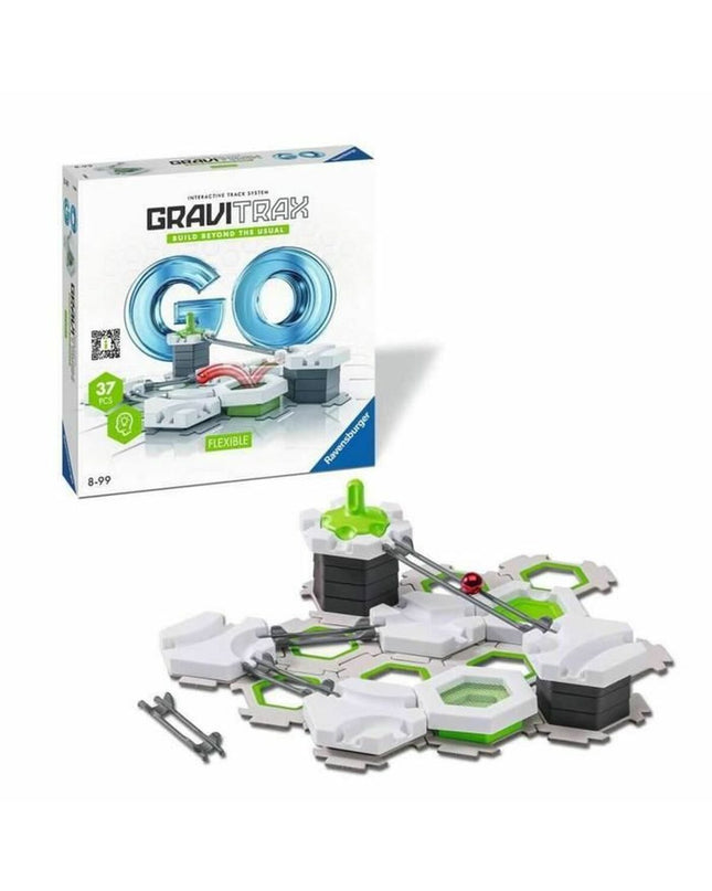 Ravensburger Gravitrax GO Flexible educational marble run toy with colorful tracks and building components for creative play.