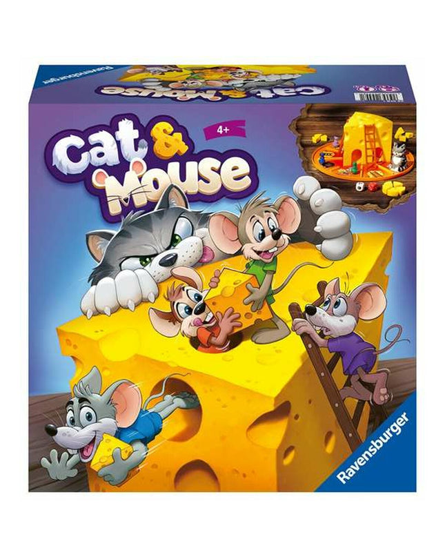 Ravensburger board game for children with colorful game pieces and a game board, suitable for family fun and entertainment.